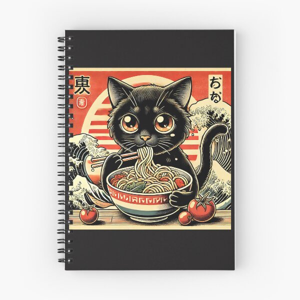Item preview, Cat Ramen Japanese Funny Graphic Tees Kawaii Cat Anime Gifts designed and sold by SztylishDesigns.
