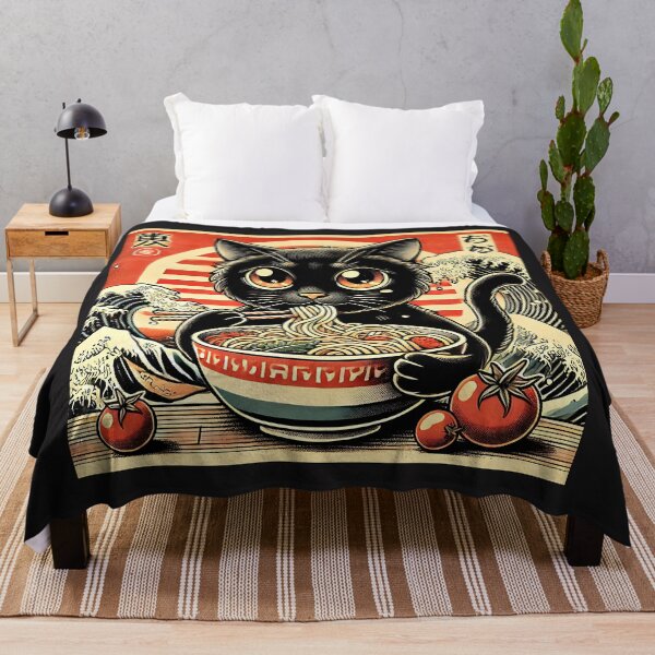 Item preview, Cat Ramen Japanese Funny Graphic Tees Kawaii Cat Anime Gifts designed and sold by SztylishDesigns.