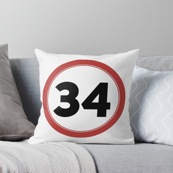 Item preview, Speed limit 34, happy 34th birthday designed and sold by Wolagno.