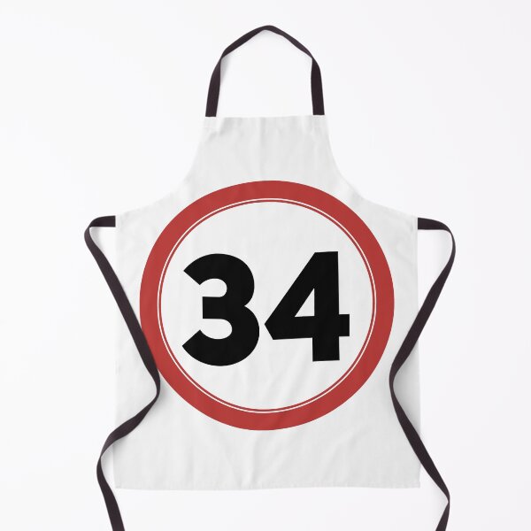 Item preview, Speed limit 34, happy 34th birthday designed and sold by Wolagno.
