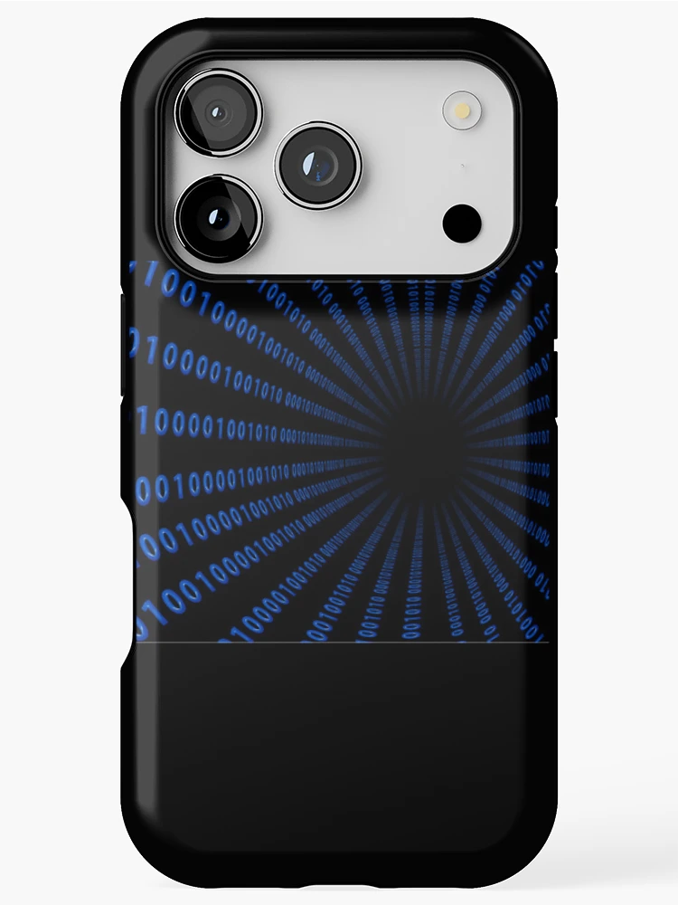 Thumbnail 1 of 4, iPhone Case, binary code designed and sold by Marcosmart.