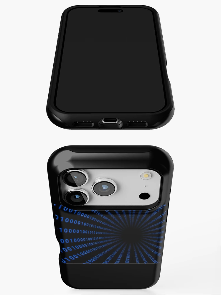 Thumbnail 3 of 4, iPhone Case, binary code designed and sold by Marcosmart.