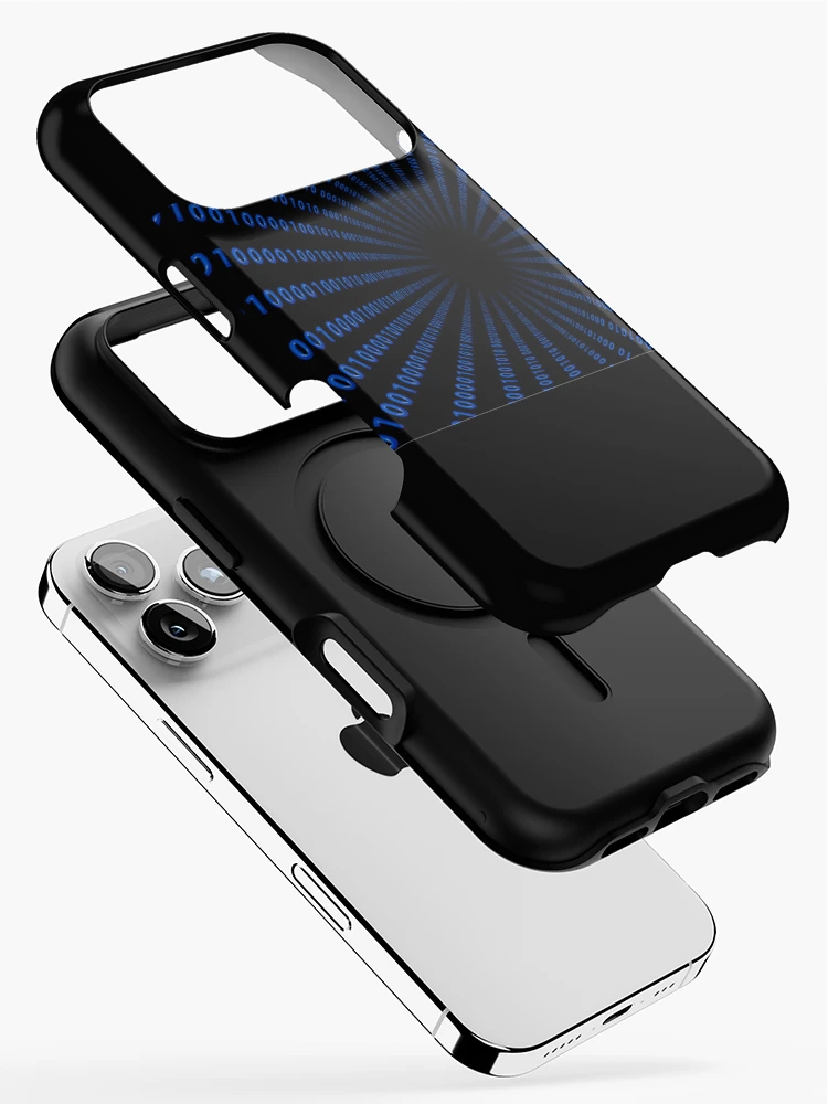 Thumbnail 2 of 4, iPhone Case, binary code designed and sold by Marcosmart.