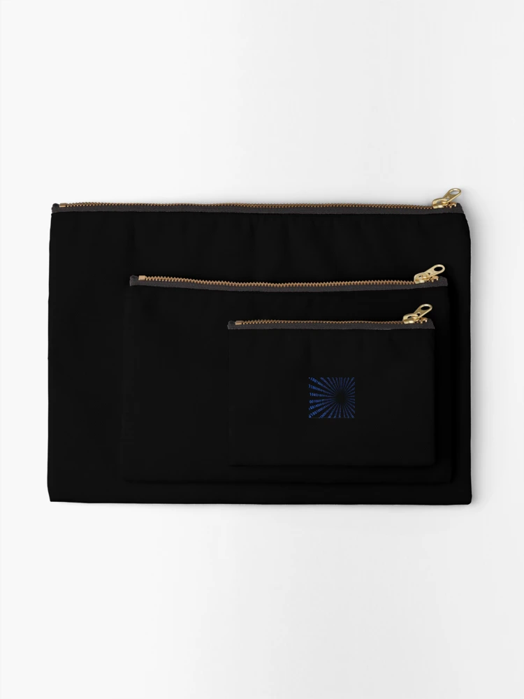 Thumbnail 2 of 4, Zipper Pouch, binary code designed and sold by Marcosmart.
