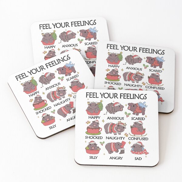 Item preview, Feel Your Feelings Moo Deng Christmas The Famous Baby Pigmy Hippopotamus Trending designed and sold by Artifyo.