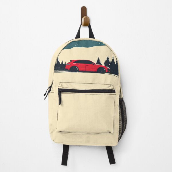 Item preview, Porsche Cayenne Winter Wonderland illustration designed and sold by blackdogshop.