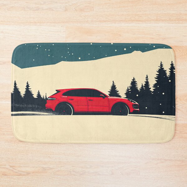 Artikelvorschau, Porsche Cayenne Winter Wunderland Abbildung entworfen und verkauft von blackdogshop.