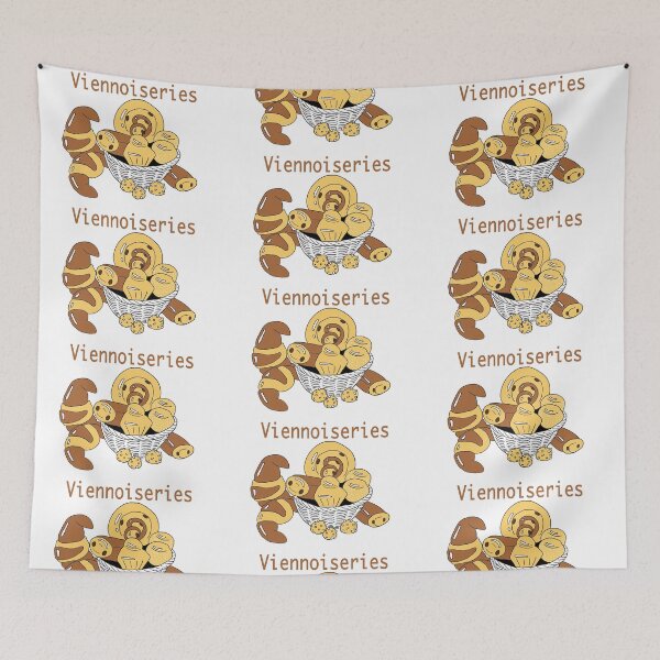 Item preview, Basket of Pastries - A Delicious and Crunchy Illustration designed and sold by CecileLenam.
