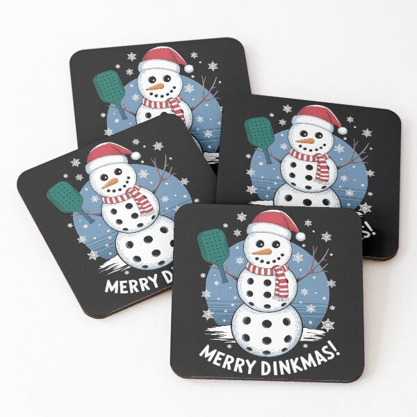 Item preview, Santa Hat Snowman Funny Pickleball Lover Christmas designed and sold by WildPalette-Art.