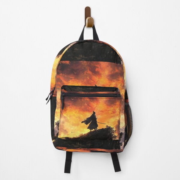 Item preview, Lone Warrior at Sunset Peak designed and sold by Blackwods.