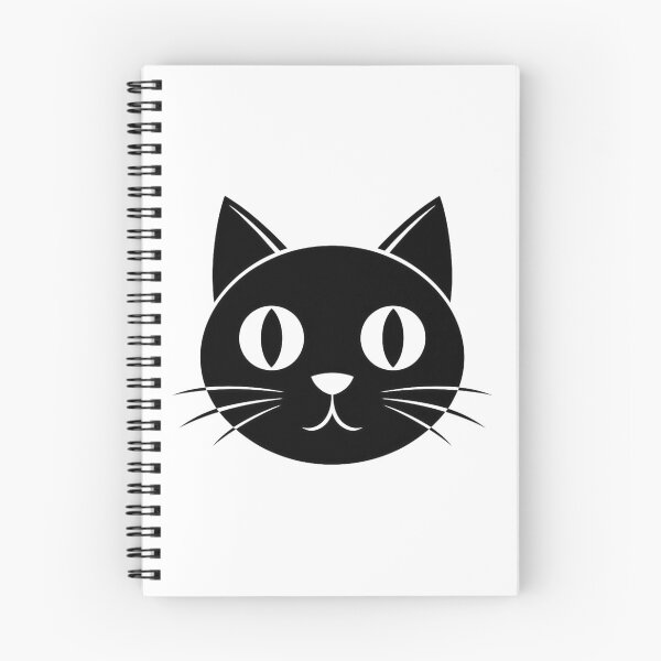 Item preview, "Minimalist Black Cat Head Silhouette" designed and sold by MyTshirtArt.