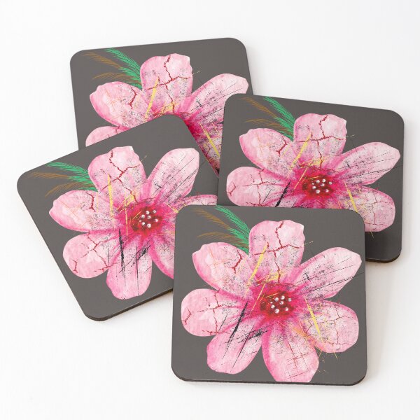 Item preview, pink flower, interrupted and cracked. designed and sold by Graphollio-shop.