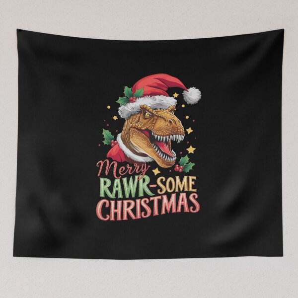 Item preview, Merry Rawr-Some Christmas designed and sold by CosmicFreedom9.