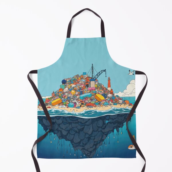 Item preview, garbage in the sea global warming designed and sold by Mauswohn.