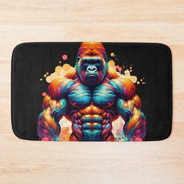 Item preview, Retro Muscle Gorilla designed and sold by AwesomeBeyondLimits.
