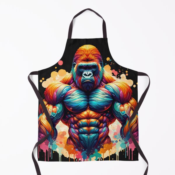 Item preview, Retro Muscle Gorilla designed and sold by AwesomeBeyondLimits.