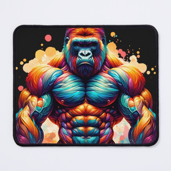 Item preview, Retro Muscle Gorilla designed and sold by AwesomeBeyondLimits.