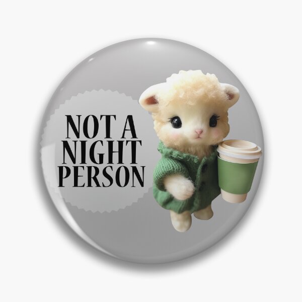Item preview, NOT A NIGHT PERSON T-SHIRT designed and sold by PurifiedART.