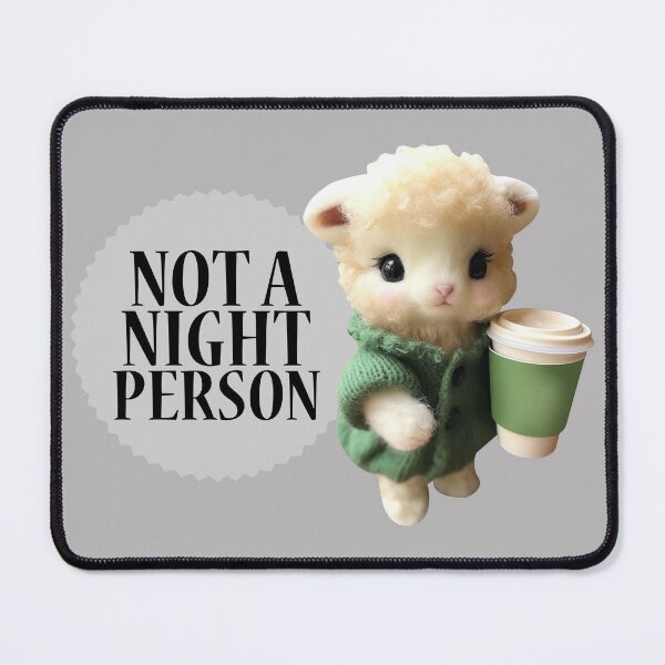 Item preview, NOT A NIGHT PERSON T-SHIRT designed and sold by PurifiedART.