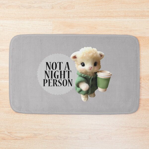 Item preview, NOT A NIGHT PERSON T-SHIRT designed and sold by PurifiedART.