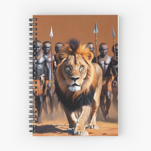 Item preview, Africa, the great lion followed by warriors designed and sold by Josejuju.
