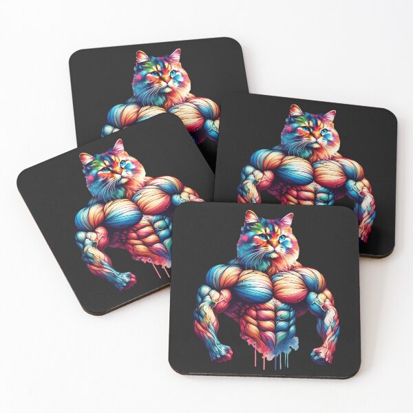 Item preview, Artistic Muscle Cat designed and sold by AwesomeBeyondLimits.