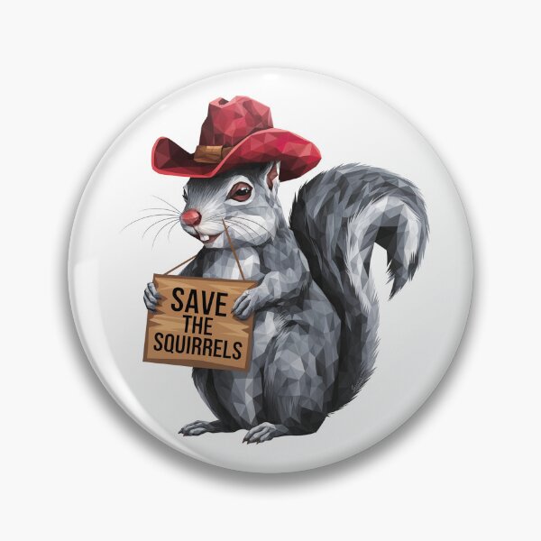 Item preview, Funny Save the Squirrels Satire designed and sold by Nature's Fancy.