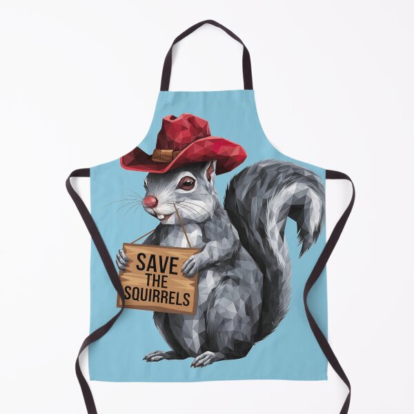 Item preview, Funny Save the Squirrels Satire designed and sold by Nature's Fancy.