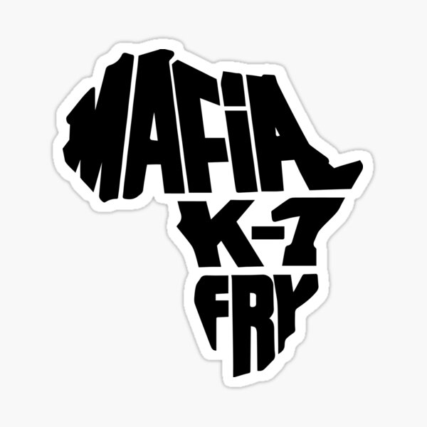 Aperçu de l'œuvre MK1F - Mafia K'1 Fry T-Shirt DJ Mehdi - Version Noire créée et vendue par teespopdotcom.