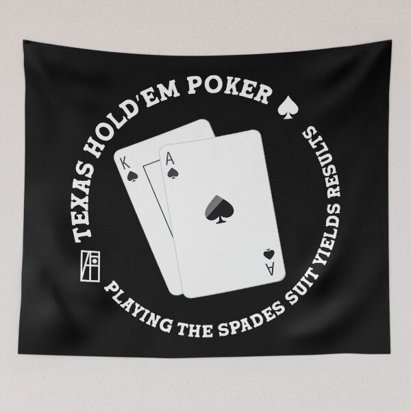 Item preview, Copy of GAME - POKER - TEXAS HOLDEM - Playing the spades suit yields results - 7 designed and sold by ArtProjectShop.