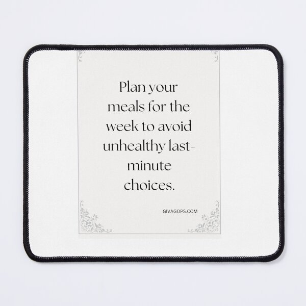Item preview, Plan Your Meals for the Week to Avoid Unhealthy LastMinute Choices designed and sold by CUTESTUFFnow.