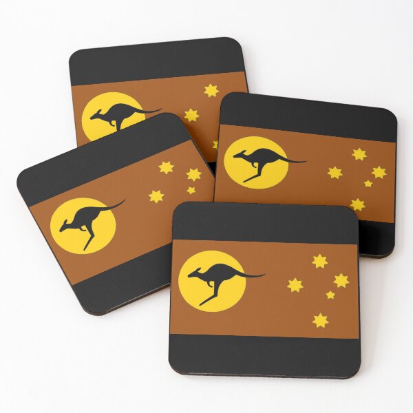 Item preview, Aussie Kangaroo Sun Flag. Ochre designed and sold by Kangaroo Sun.