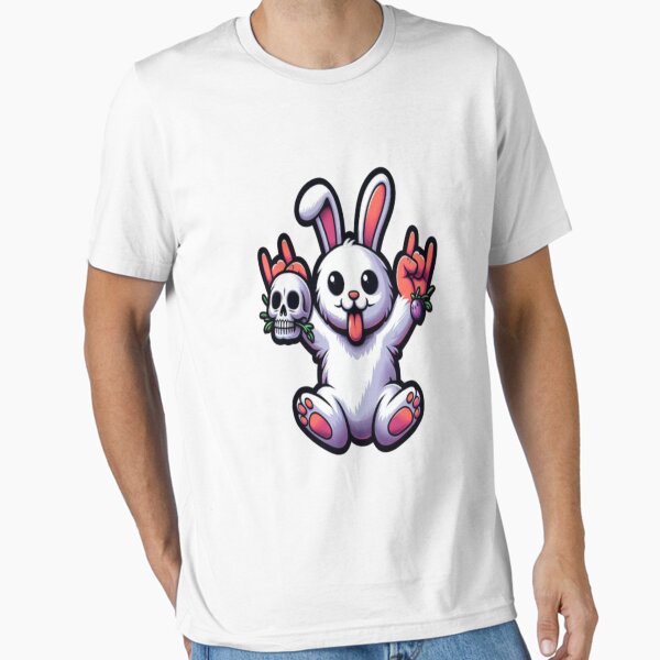 Live Fast Eat %c3%a1ss Funny Bunny Version T-Shirts for Sale