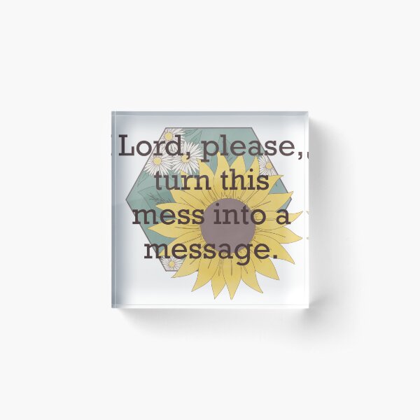Lord, Please Acrylic Block