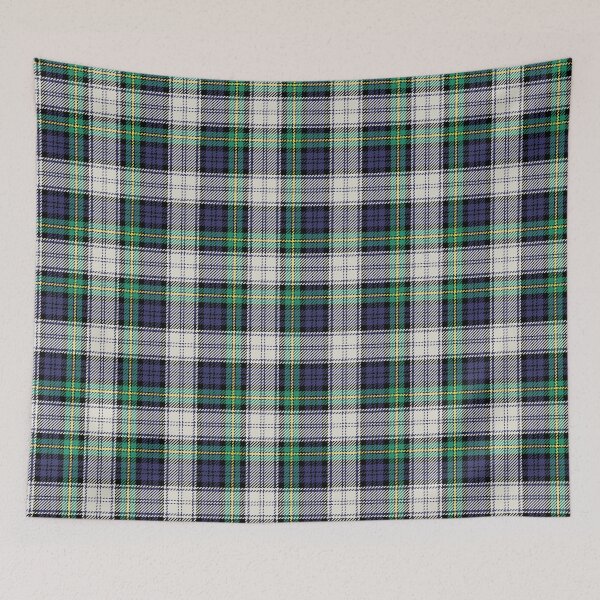 Item preview, Campbell Modern Dress Scottish Tartan Blue and Green Plaid High Res 300 DPI designed and sold by MarikaJohnson.