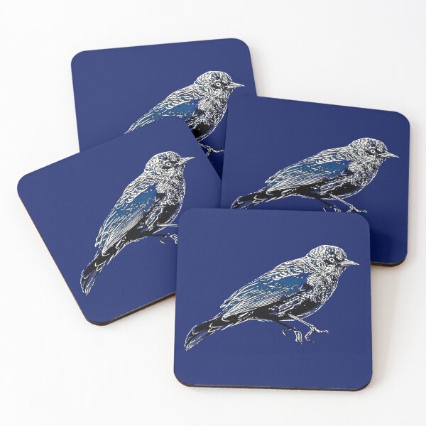 Item preview, Rusty Blackbird White Alternate Design  designed and sold by designsasstultd.