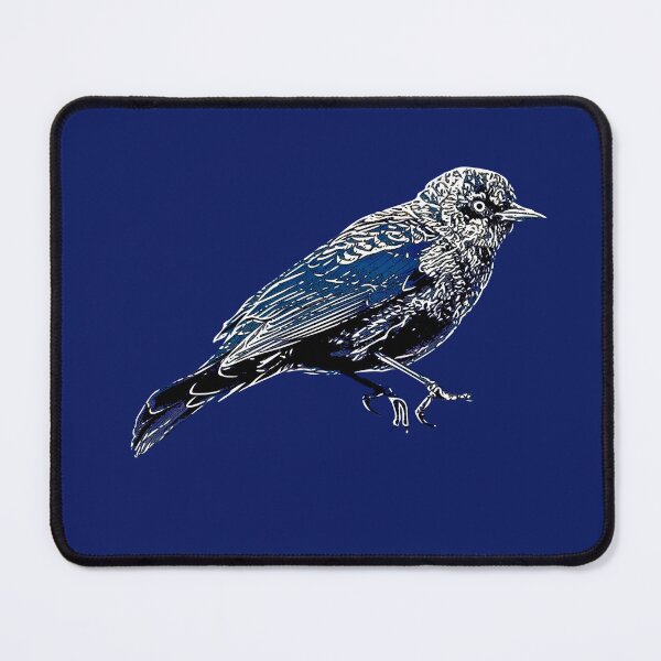 Item preview, Rusty Blackbird White Alternate Design  designed and sold by designsasstultd.