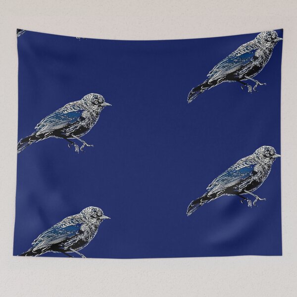 Item preview, Rusty Blackbird White Alternate Design  designed and sold by designsasstultd.