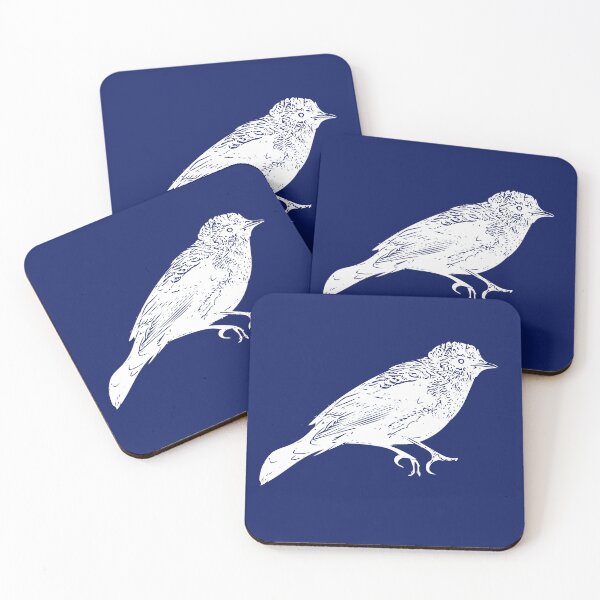 Item preview, Rusty Blackbird White Design  designed and sold by designsasstultd.
