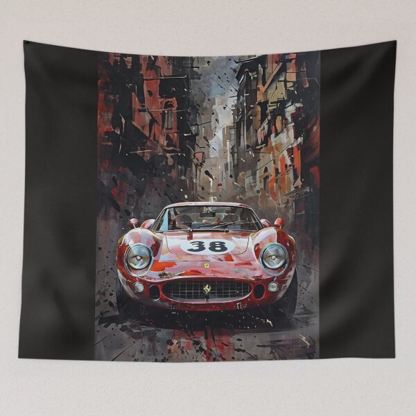Item preview, "Iconic Vintage Automotive Art" designed and sold by Areebanawab.