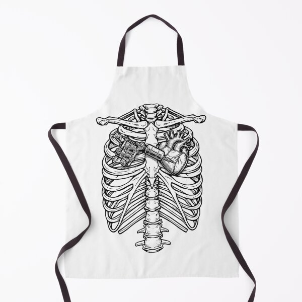 Item preview, Tattooist Tattoo Artist Vintage Ribcage Anatomical Heart designed and sold by GrandeDuc.