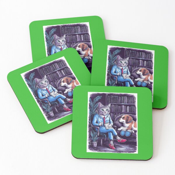Item preview, Cat therapy. designed and sold by MyHappyArtShop.