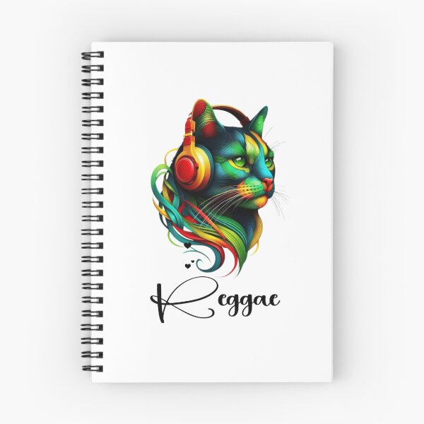 Item preview, Love Headphones Jamaican Cat Music Rasta Reggae Rastafari Roots Reggae Pride  designed and sold by Creat-Des.