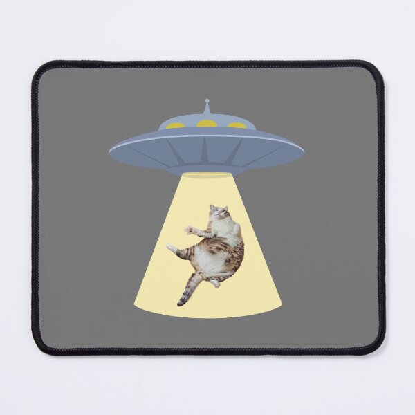 Item preview, Alien Cat Abduction – Funny UFO and Cat Design designed and sold by memisiArt.