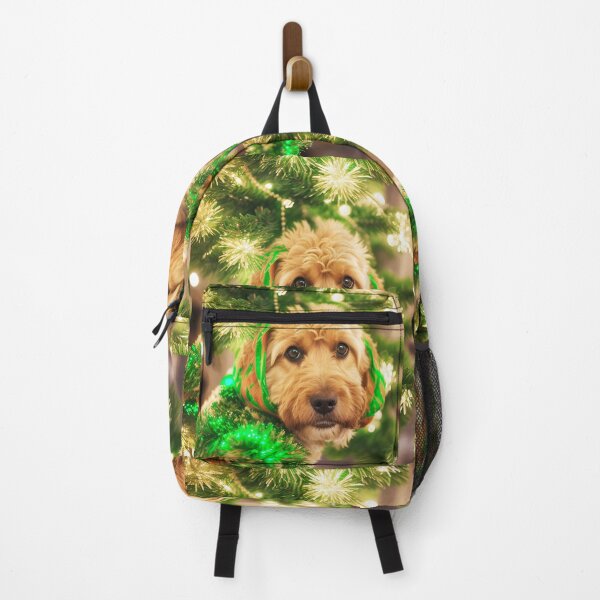 Item preview, Cavapoo decorated in green tinsel designed and sold by Jennifer Morcom.