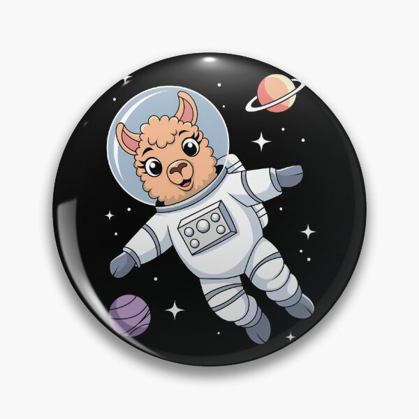 Item preview, Funny Astronaut Alpaca in Space Design designed and sold by Infinitee8hirts.