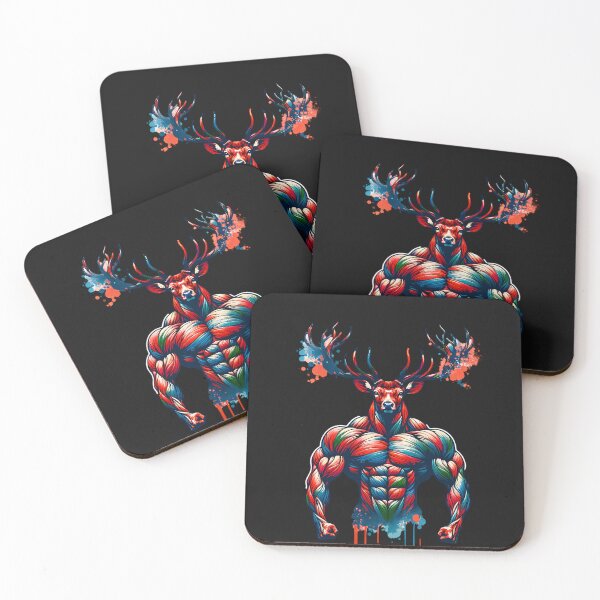 Item preview, Muscle Deer designed and sold by AwesomeBeyondLimits.
