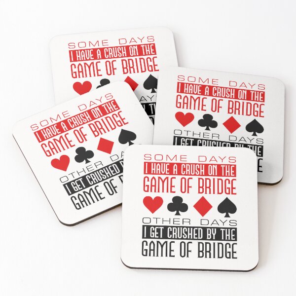 Item preview, Funny Bridge Card Player Crush on Game designed and sold by jaygo.