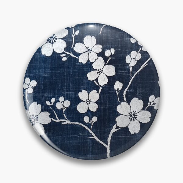 Artikelvorschau, Eleganter Kurume Kasuri: Kirschblüten-Indigo-Traum entworfen und verkauft von mi33x.