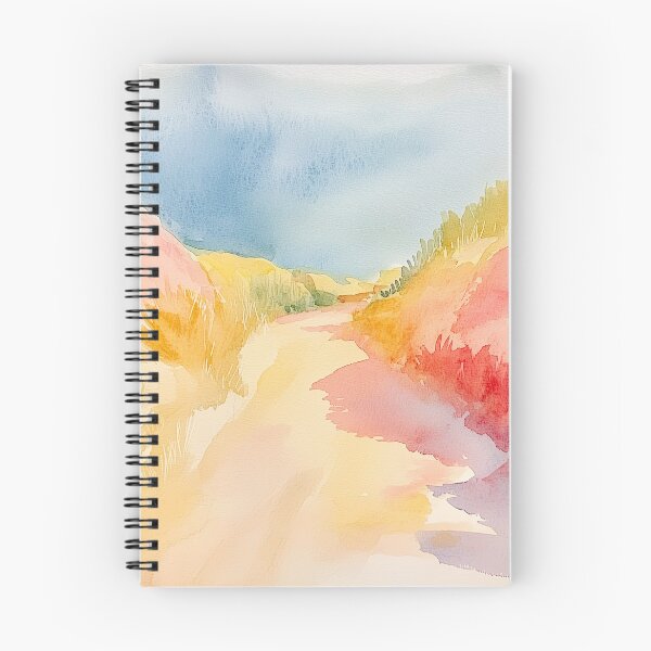 Item preview, Sunlit Beach Path Watercolor Art Print | Coastal Landscape Wall Decor designed and sold by solynneart.